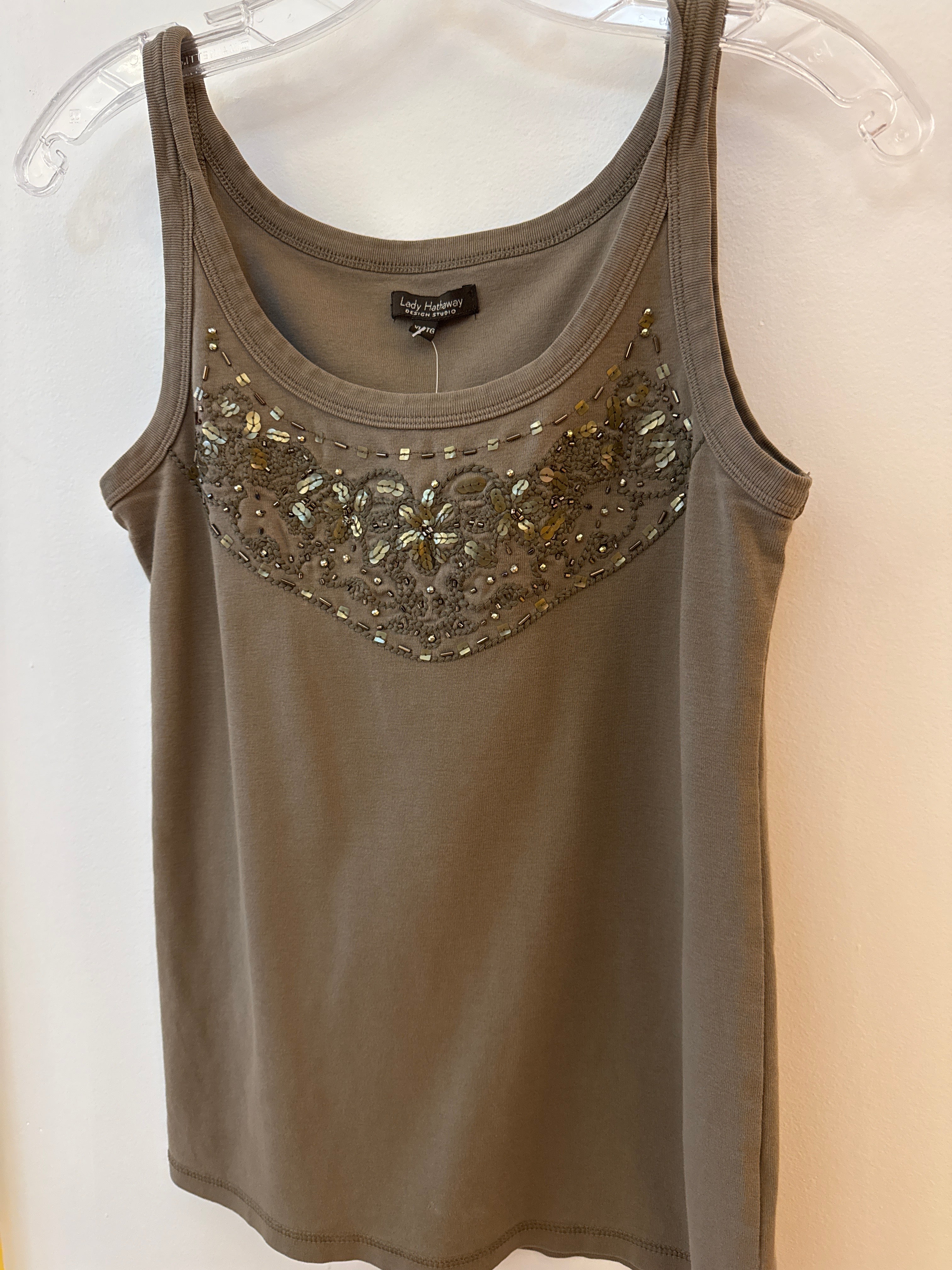 Lady Hathaway Embellished Tank, XLarge