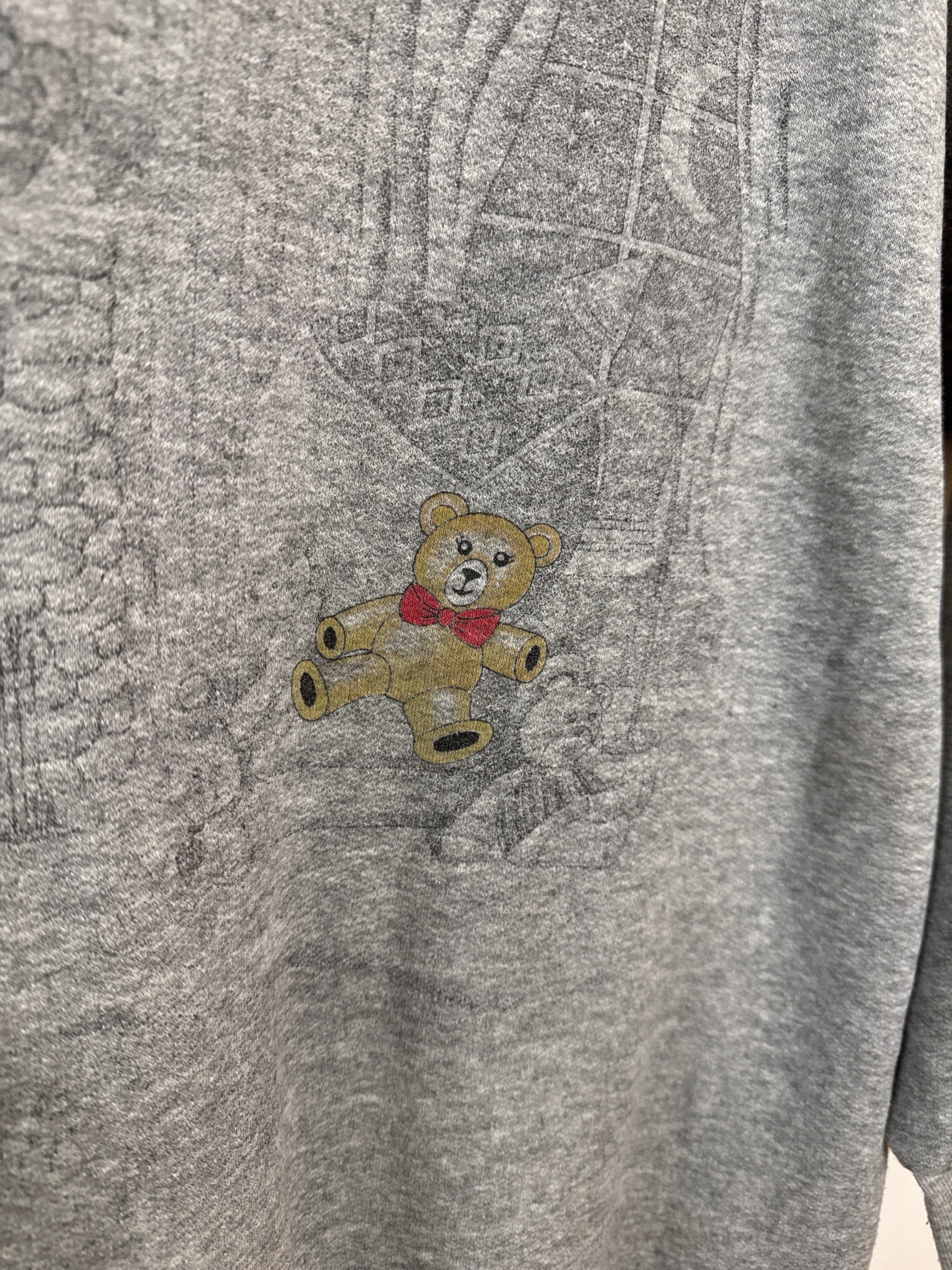 Vintage Teddy Bear Collar Crewneck, Medium (best guess)