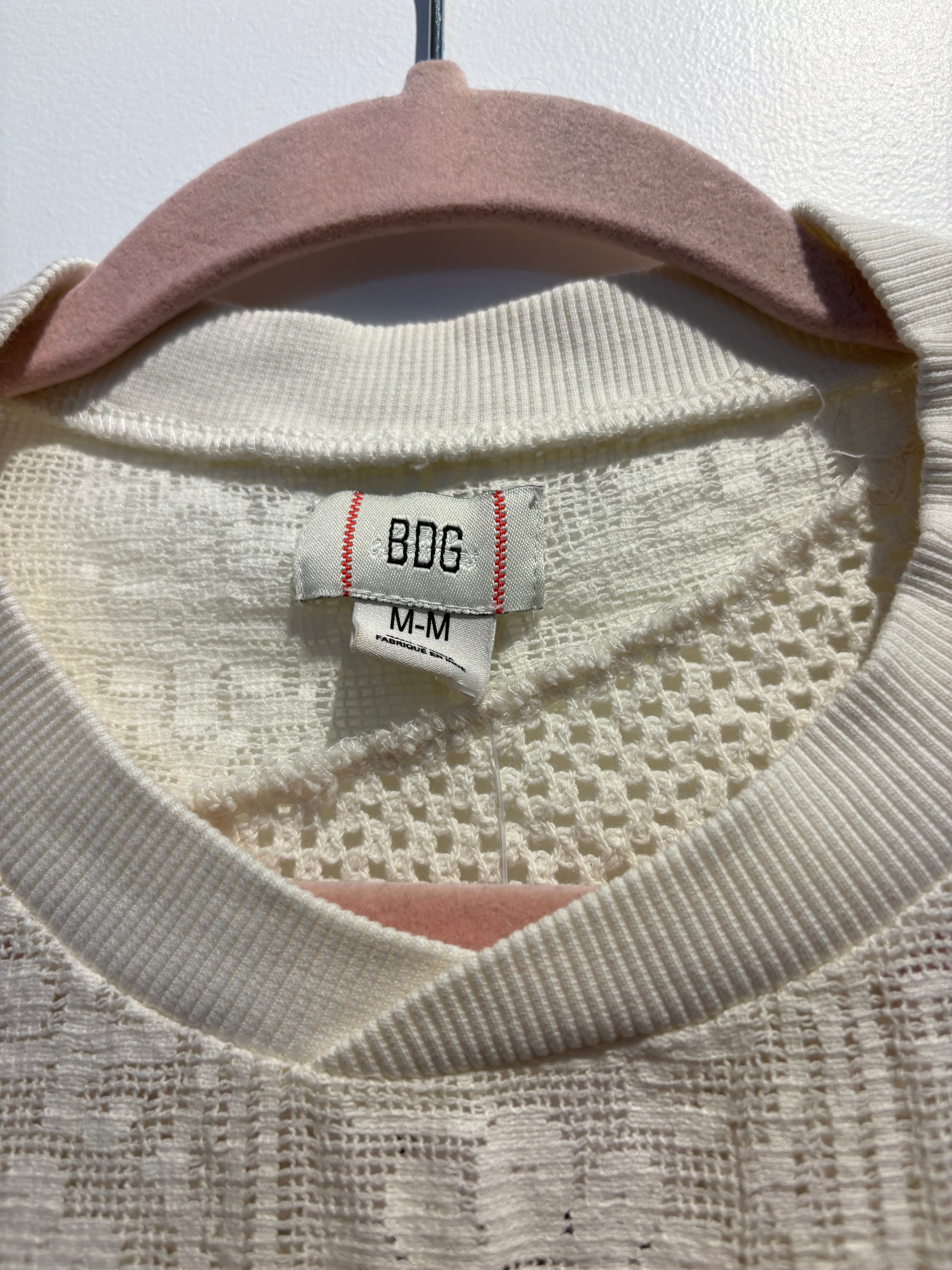 BDG Billie Lace & Mesh Top, Medium