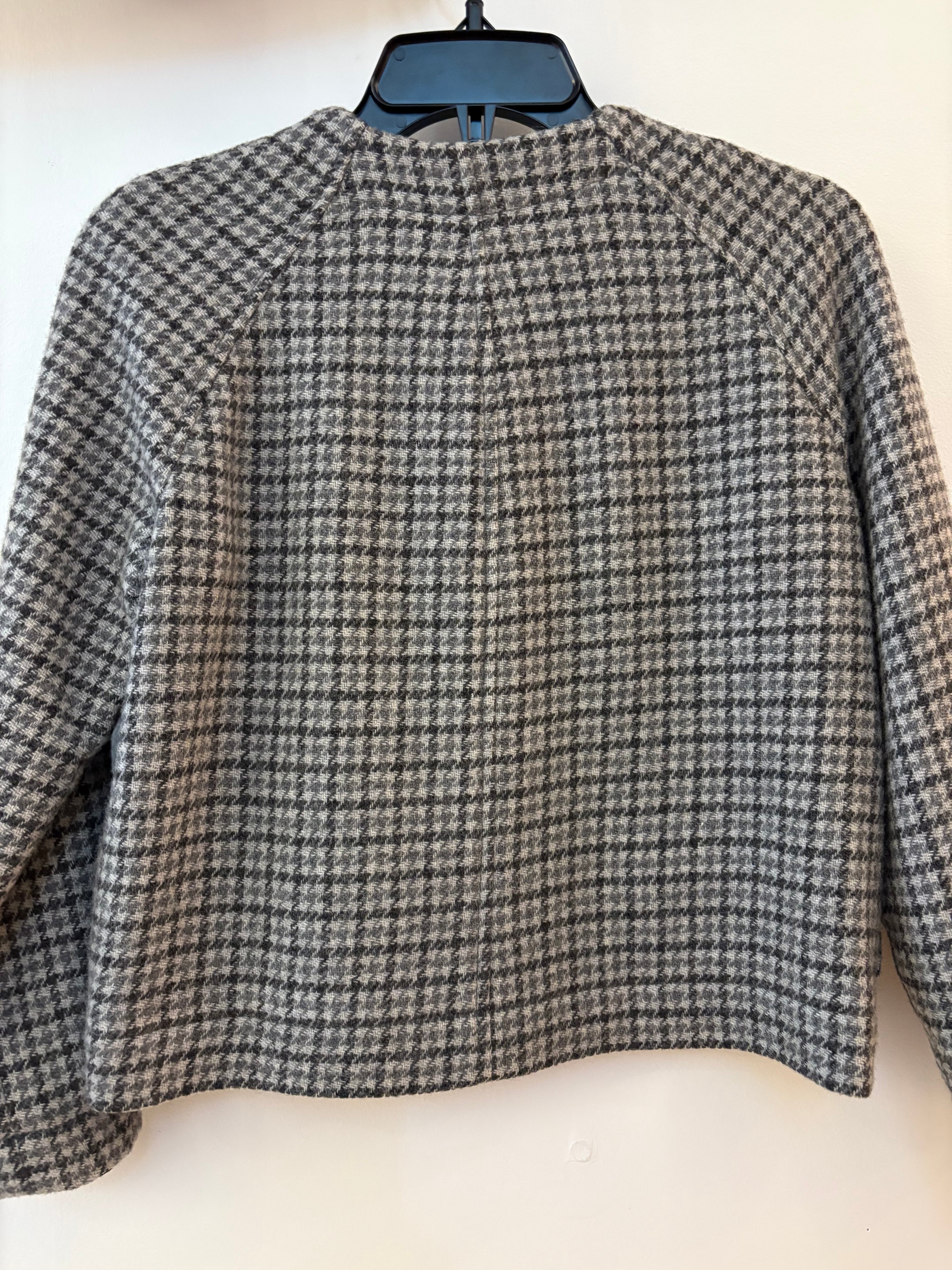 Wilfred Aritzia Houndstooth Cropped Jacket, XS