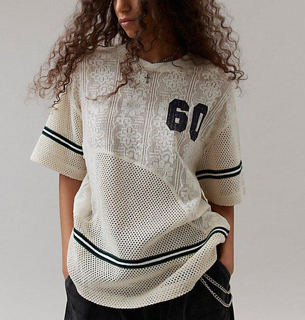 BDG Billie Lace & Mesh Top, Medium