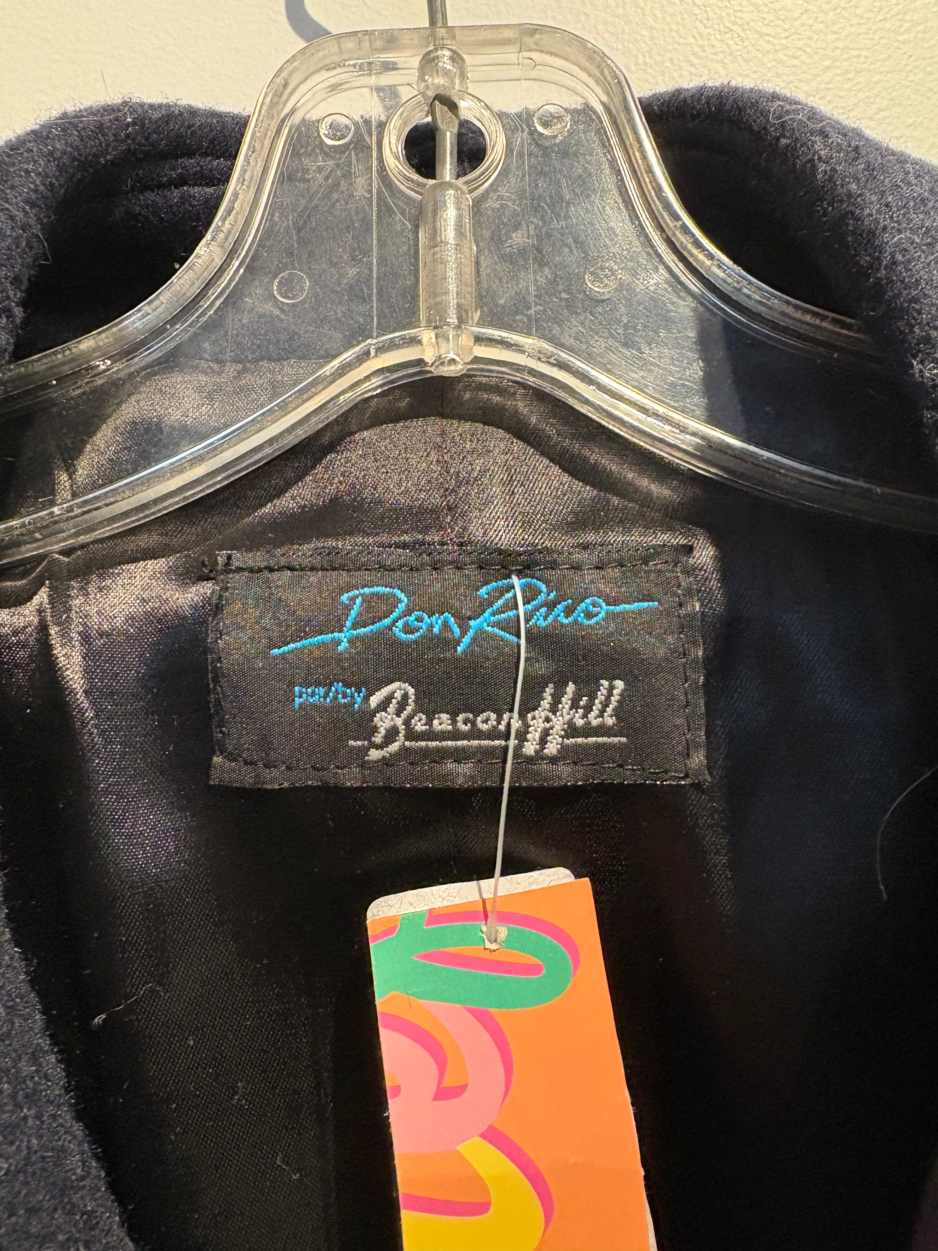 Vintage Wool Trench, Medium