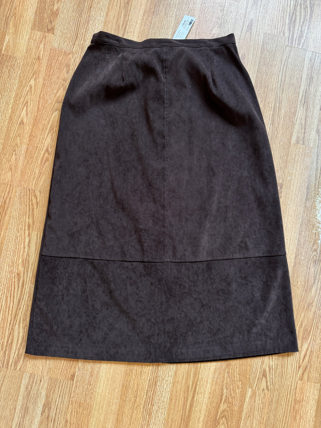 Premier Collection Vintage Suede Midi Skirt, Large (best guess)